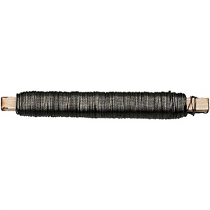 Vindseltråd, tykkelse 0,5 mm, sort, 50m Tilbud